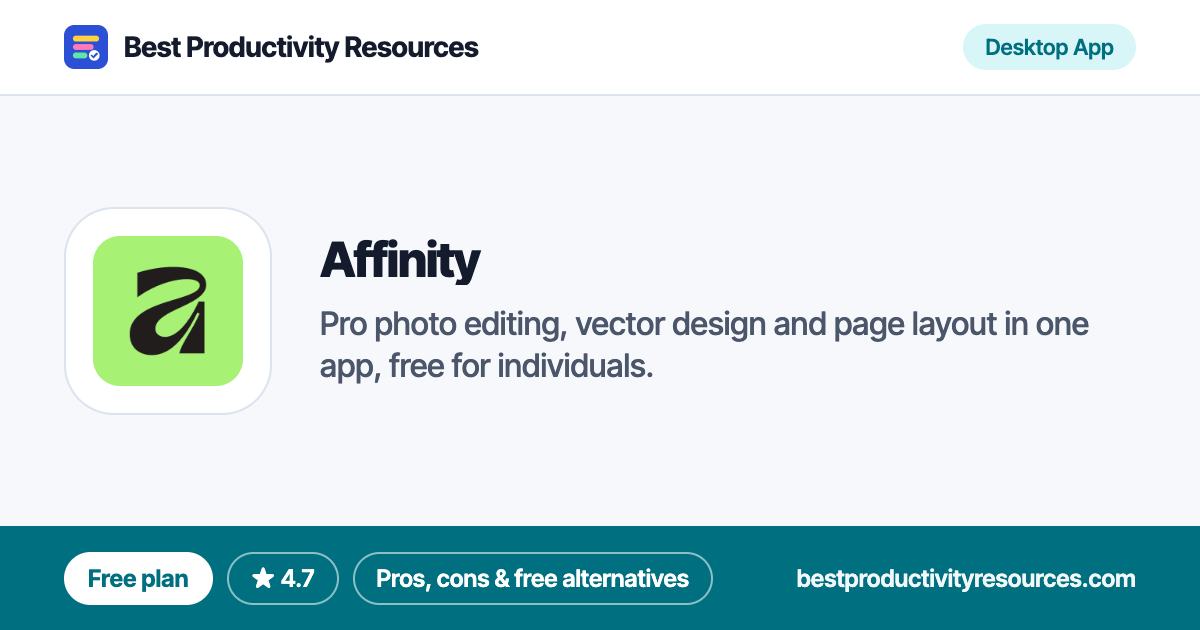 Affinity on Best Productivity Resources