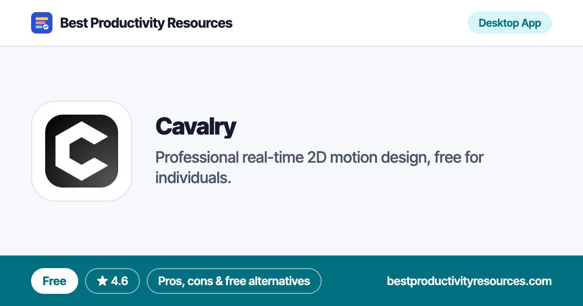 Cavalry on Best Productivity Resources