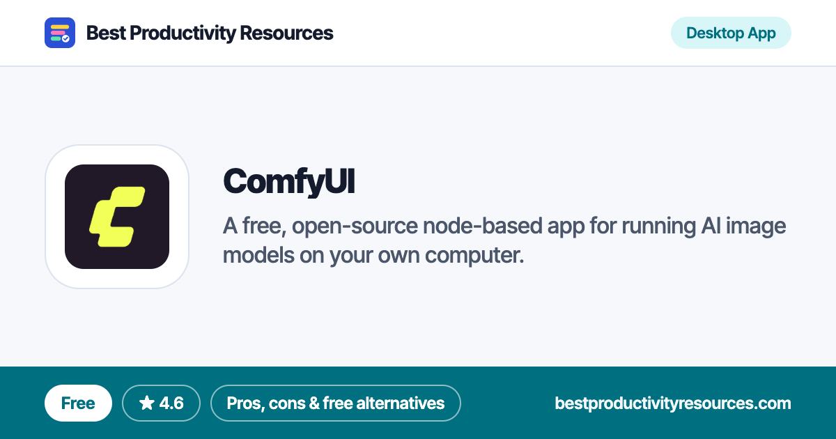 ComfyUI on Best Productivity Resources