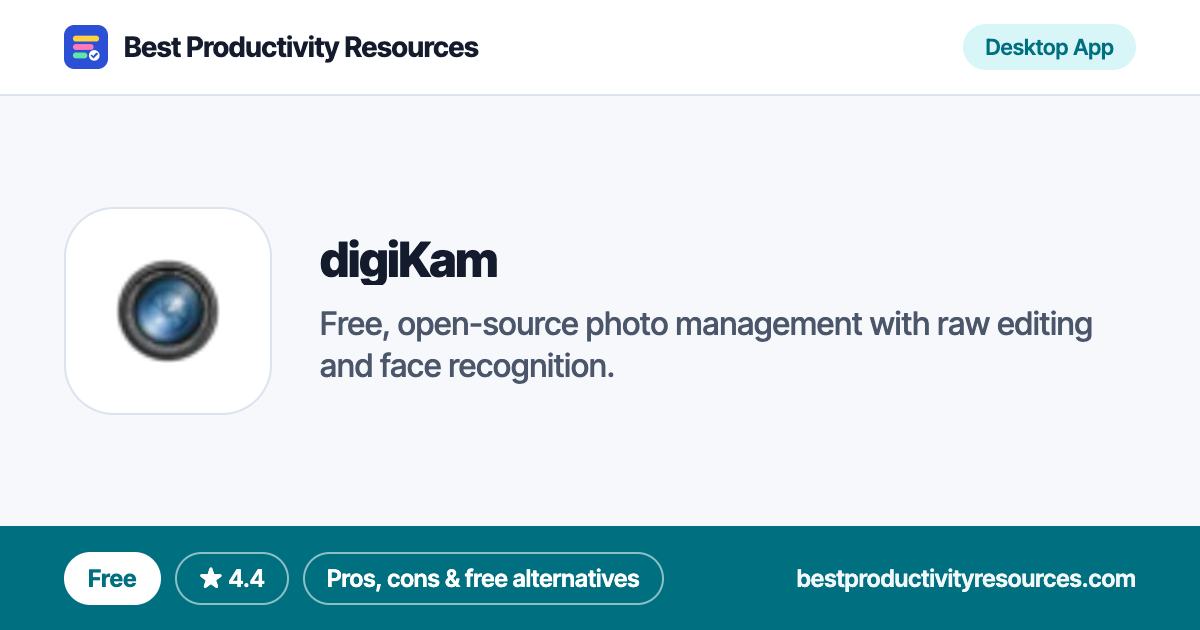 digiKam on Best Productivity Resources