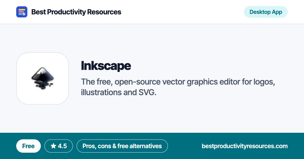 Inkscape on Best Productivity Resources