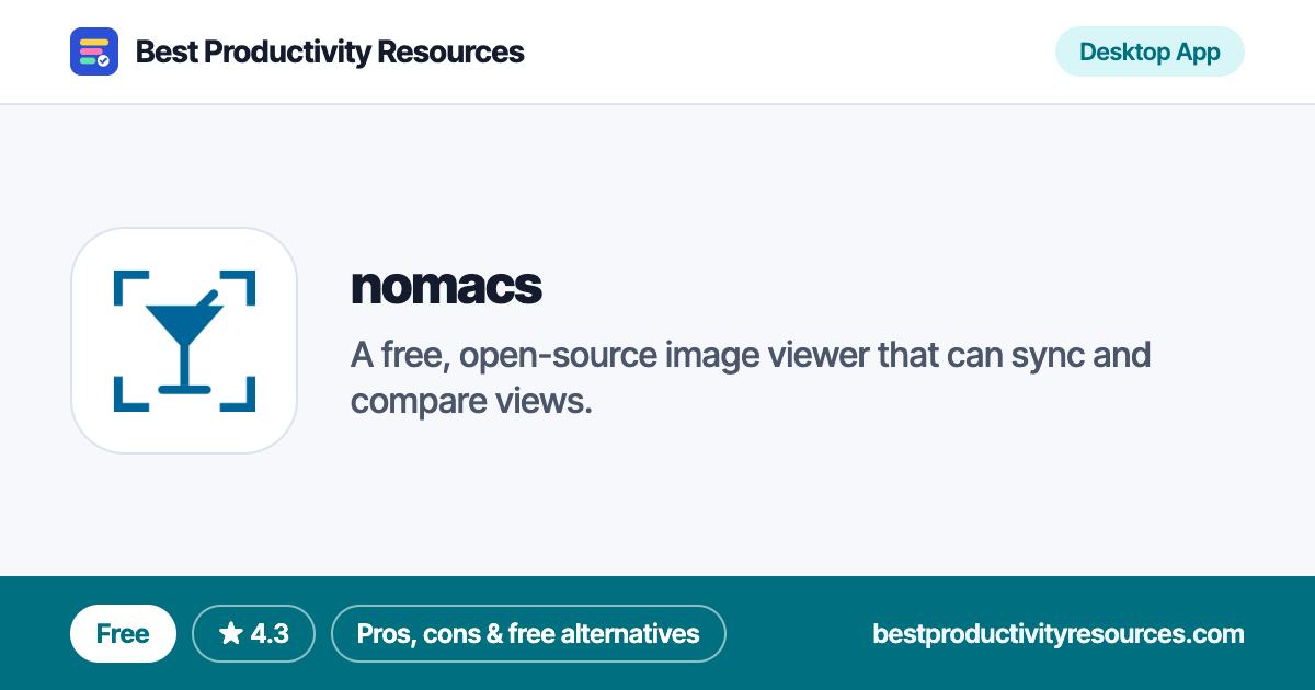 nomacs on Best Productivity Resources