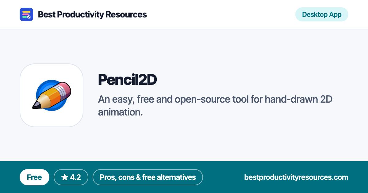 Pencil2D on Best Productivity Resources