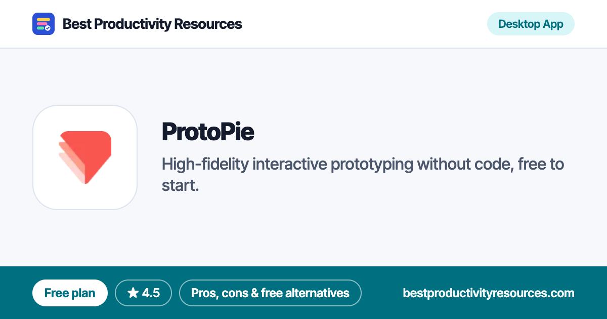 ProtoPie on Best Productivity Resources