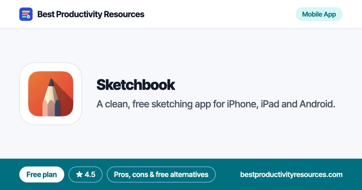 Sketchbook on Best Productivity Resources